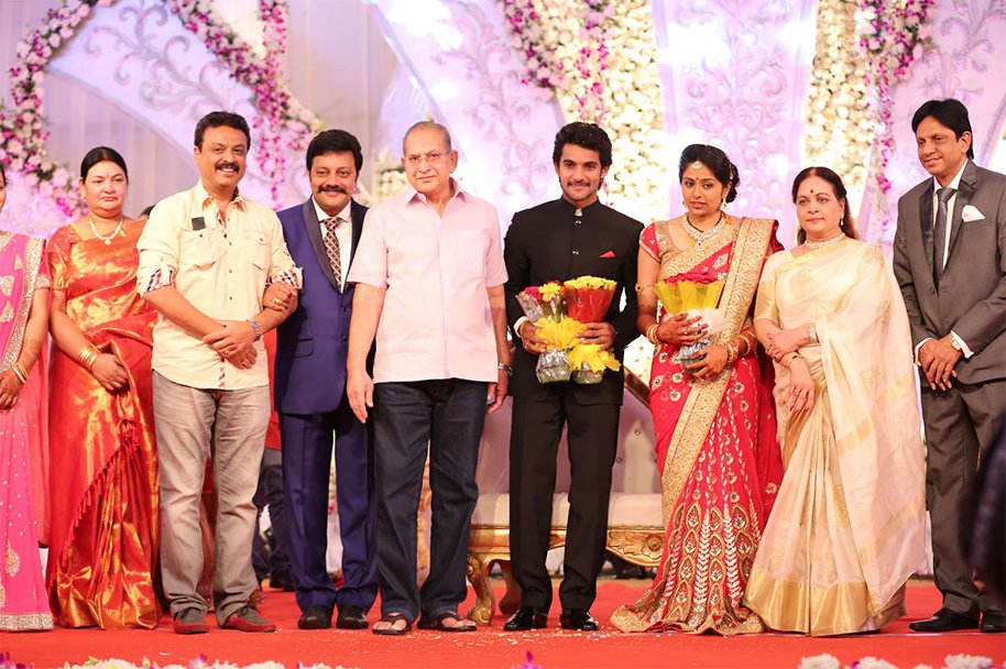 Hero-Aadi-Wedding-Reception-Photos